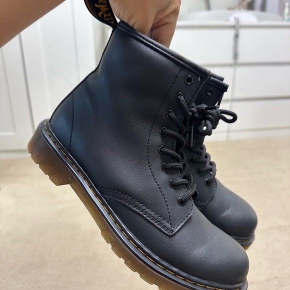 Black 1460 Dr. Martens Boots 4Y - Picture 2 of 7